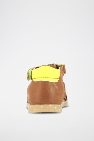 Sandales en cuir - camel