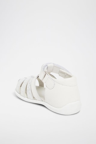 Sandales en cuir - Blanc