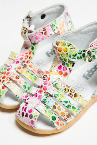 Sandales en cuir - Blanc