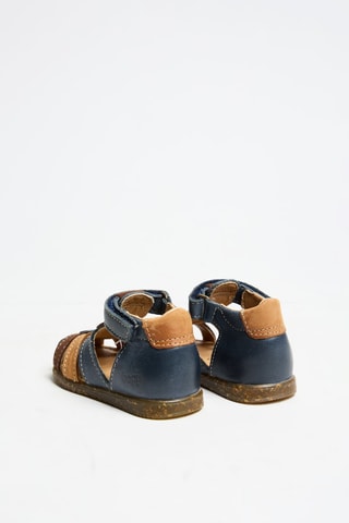 Sandales en cuir - Bleu
