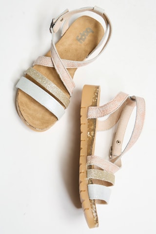 Sandales en cuir - Beige