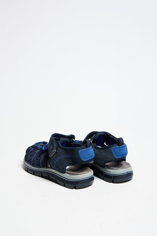 Sandales en nubuck - Bleu marine