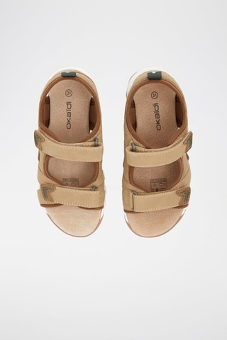 Sandales en cuir - Marron