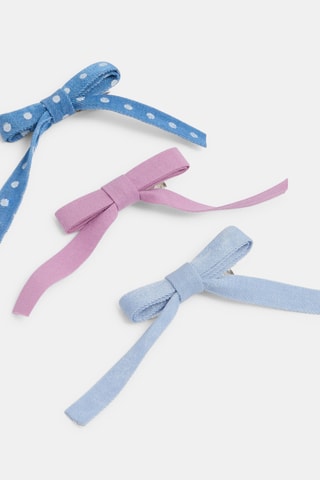 3 pinces à cheveux - Bleu cobalt - Okaïdi