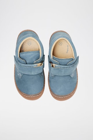 Boots en cuir - Bleu clair