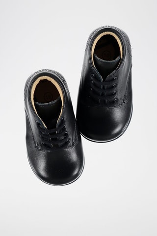 Boots en cuir - Bleu marine