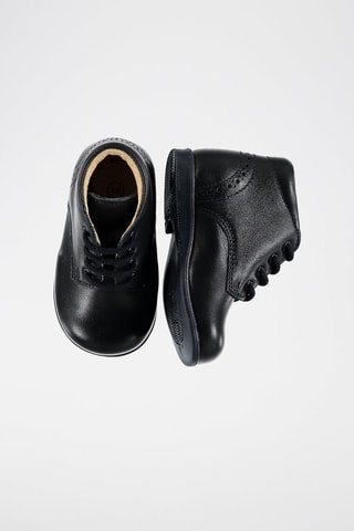 Boots en cuir - Bleu marine