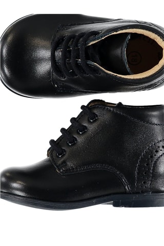 Boots en cuir - Bleu marine