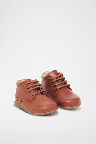 Boots en cuir - Camel