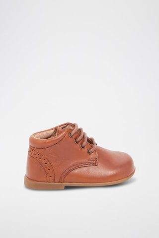 Boots en cuir - Camel