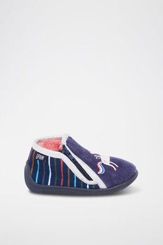Bottines fourrées - Bleu marine