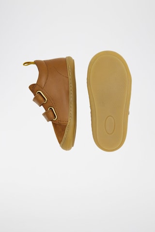 Baskets en cuir - Marron