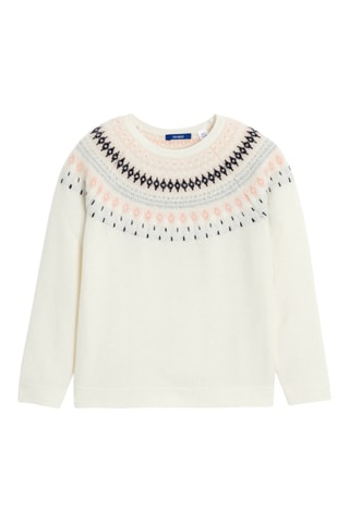 Pull - Blanc - Okaïdi