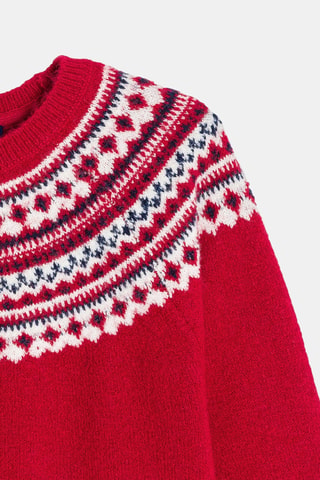 Pull - Rouge - Okaïdi