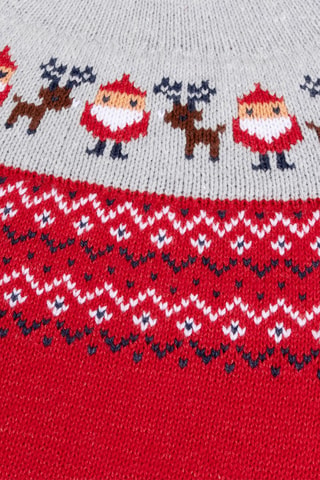 Pull - Rouge chiné - Du Pareil Au Même