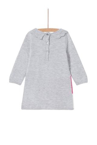 Robe pull - Gris chiné Clair - Du Pareil Au Même