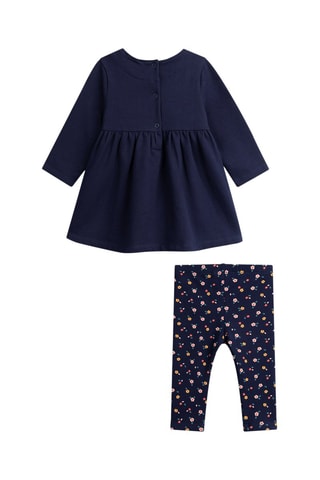 Robe et legging - Bleu marine - Du Pareil Au Même