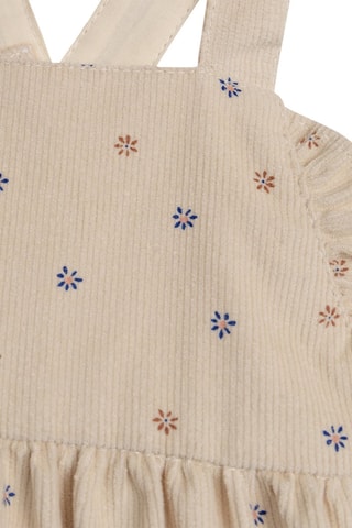Robe-salopette en velours - Beige - Du Pareil Au Même