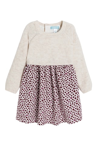 Robe trompe-l’œil - Marron