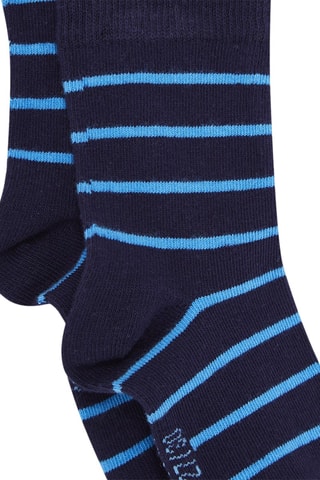 Chaussettes à imprimé à rayures garçon - Turquoise - Du Pareil Au Même