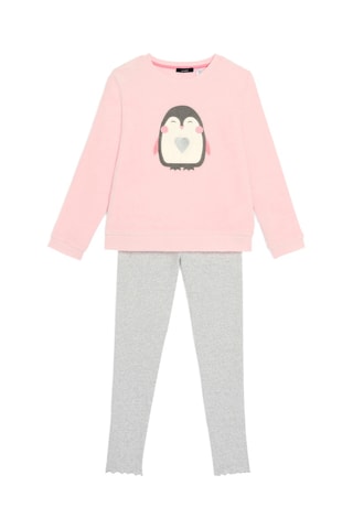 Pyjama - Rose et gris clair chiné - Okaïdi