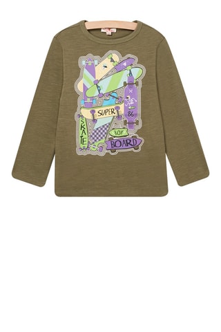 T-shirt - Kaki chiné - Du Pareil Au Même
