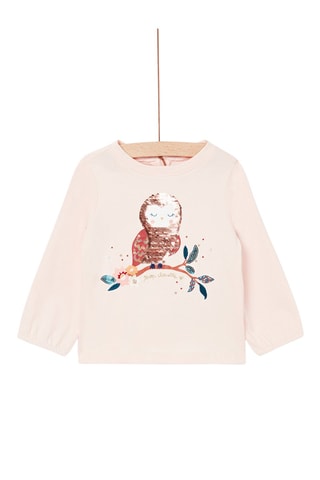 T-shirt à animation hibou - Rose - Du Pareil Au Même