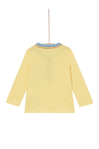 T-shirt à manches longues à rayures - Jaune - Du Pareil Au Même