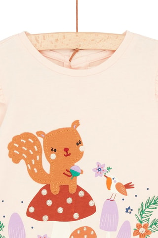 T-shirt à motifs animaliers et nature pour bébé fille - Rose - Du Pareil Au Même