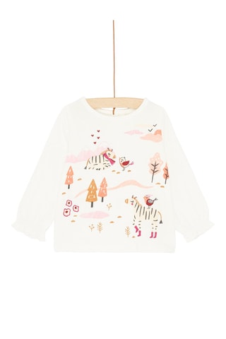 T-shirt à motif nature - Beige - Du Pareil Au Même