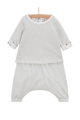 T-shirt et pantalon réversibles - Ecru - Du Pareil Au Même