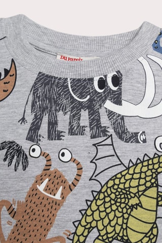 T-shirt - Gris clair chiné - Du Pareil Au Même