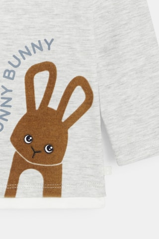 T-shirt - Gris clair chiné