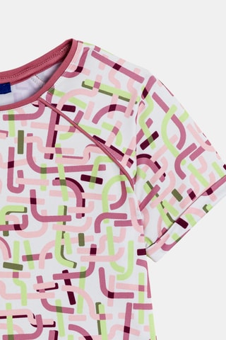 T-shirt - Blanc et rose - Okaïdi