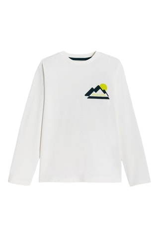 T-shirt - Blanc - Okaïdi