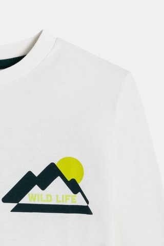 T-shirt - Blanc - Okaïdi