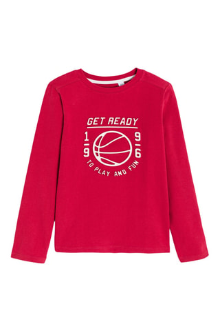 T-shirt - Rouge - Okaïdi