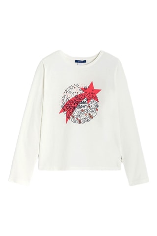 T-shirt - Blanc - Okaïdi