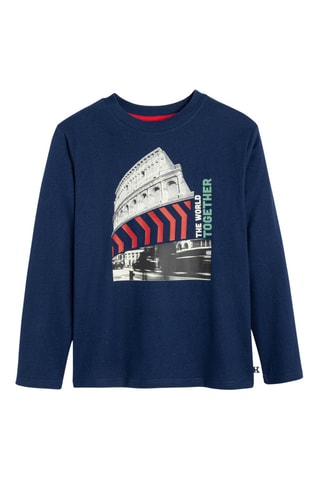 T-shirt - Bleu marine - Okaïdi