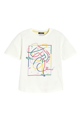 T-shirt - Blanc - Okaïdi