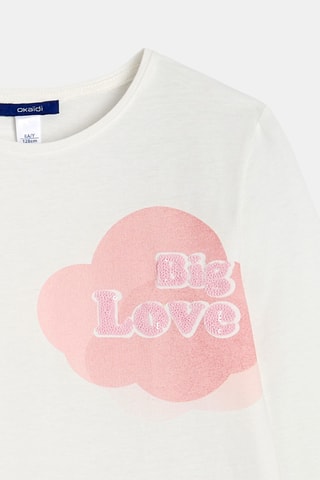 T-shirt - Blanc - Okaïdi