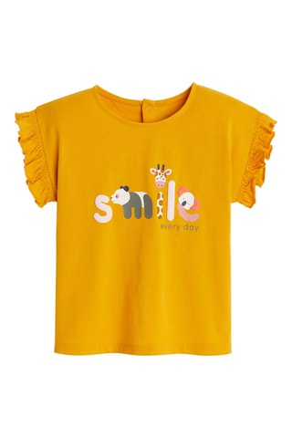 T-shirt - Jaune - Obaïbi - Okaïdi
