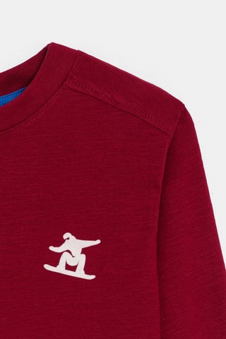 T-shirt - Rouge - Okaïdi