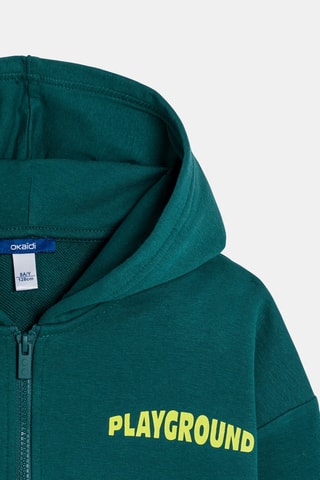 Sweat à capuche - Bleu canard - Okaïdi
