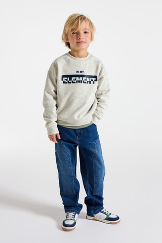 Sweat - Gris chiné - Okaïdi
