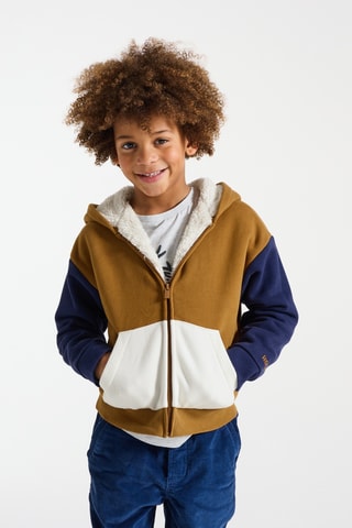 Sweat à capuche - Camel - Okaïdi