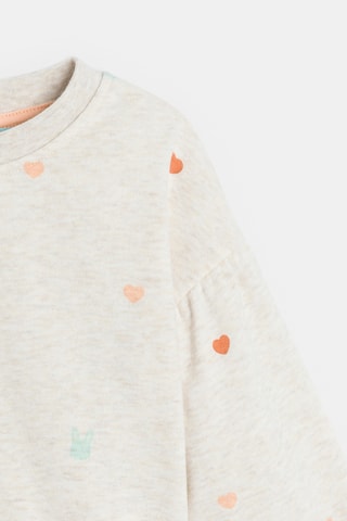 Sweat - Gris clair chiné - Okaïdi