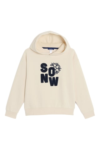 Sweat à capuche - Blanc - Okaïdi