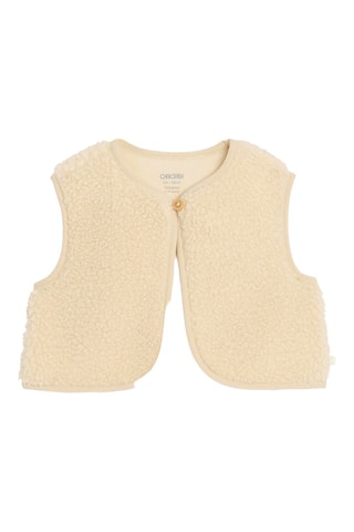 Robe et gilet sans manches - Ecru