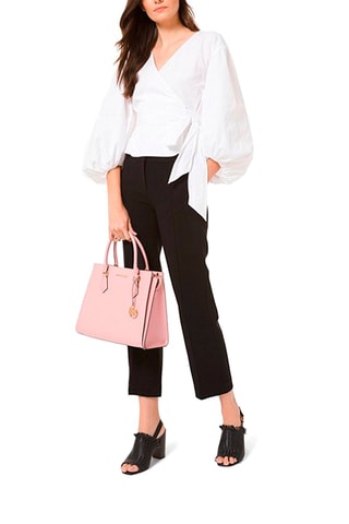 Borsa a mano in pelle - Rosa